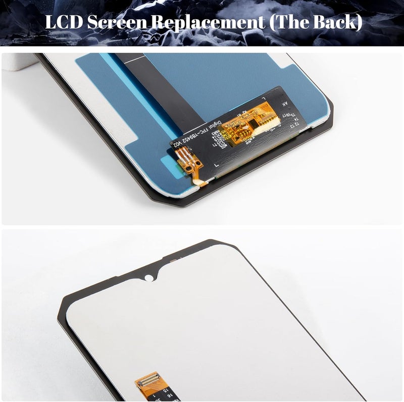 SRJTEK استبدال شاشة Oukitel WP36 لشاشة LCD Oukitel WP36 لمجموعة إصلاح شاشة اللمس Oukitel WP36 6.52 بوصة (أسود، إصدار أندرويد 13) - Image 4